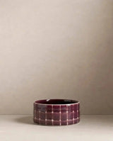 Burgundy Pool Pet Bowl 16.5cm - 2 Pieces Set
