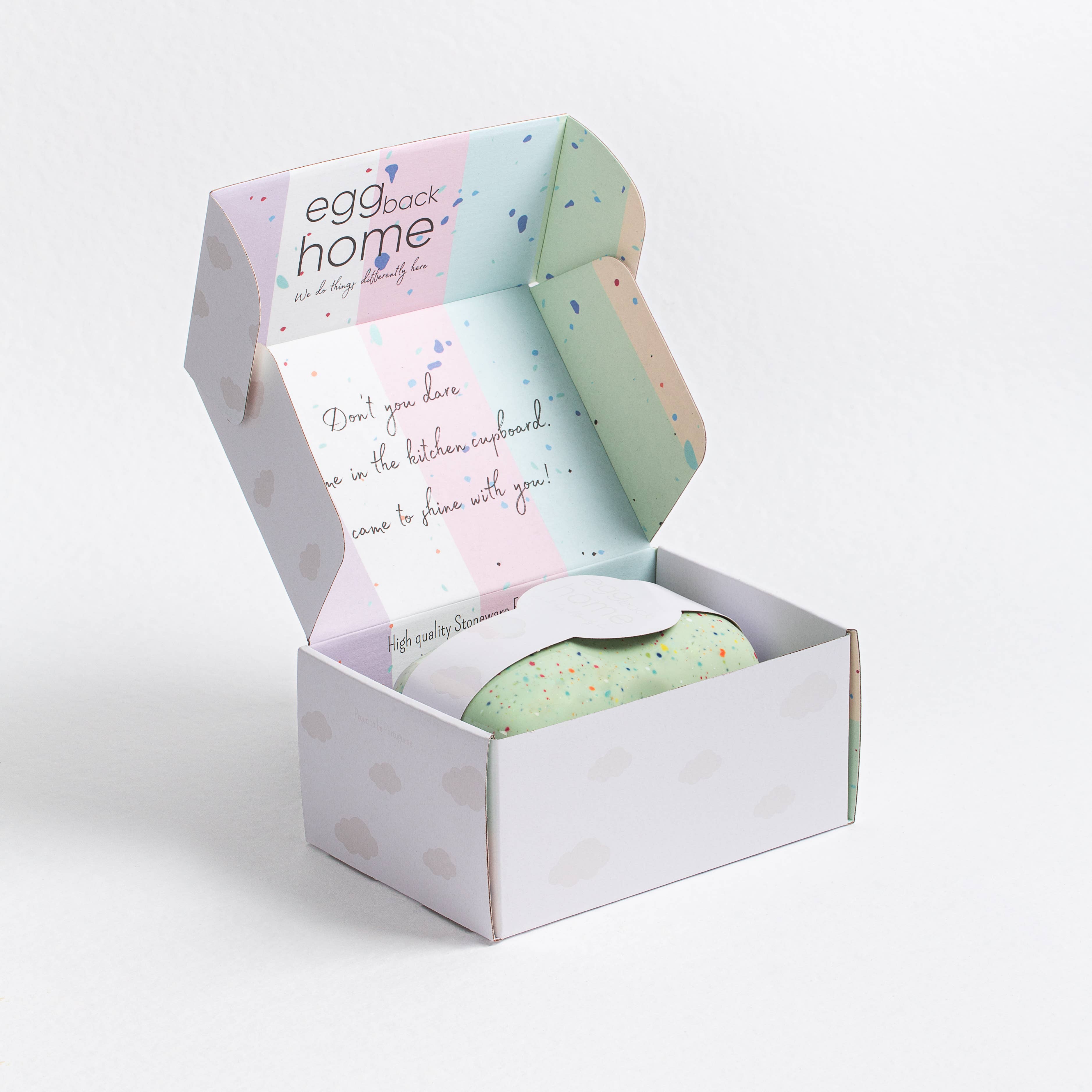 Party Specks Butter Dish