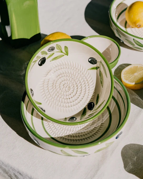 Large Grater Plate - Olive