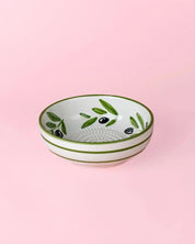 Medium Vintage Pottery Grater Plate - Olive