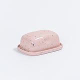 Party Specks Butter Dish