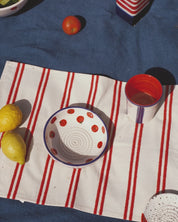 Medium Ceramic Grater Plate - Tomato