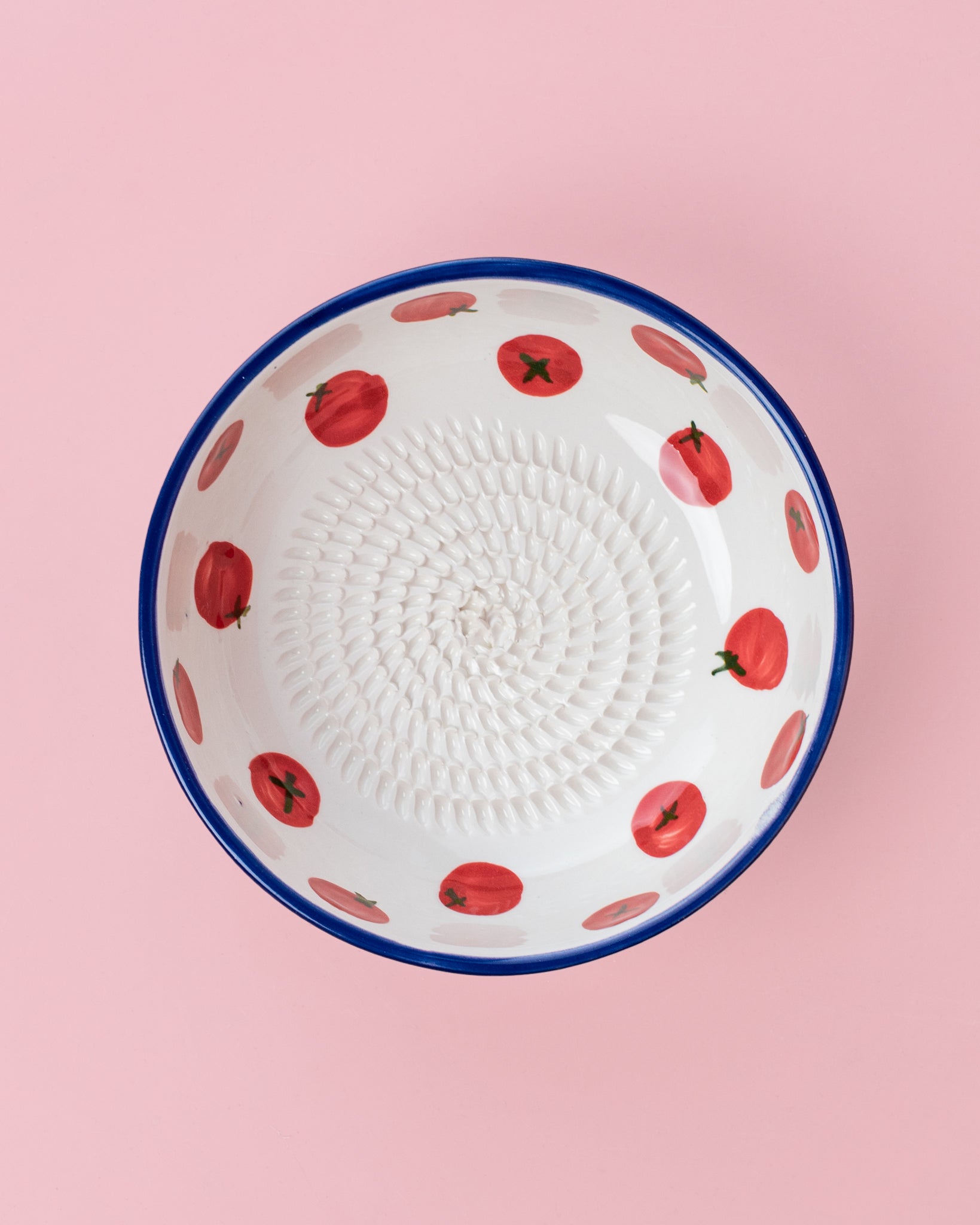 Large Ceramic Grater Plate - Pomodoro