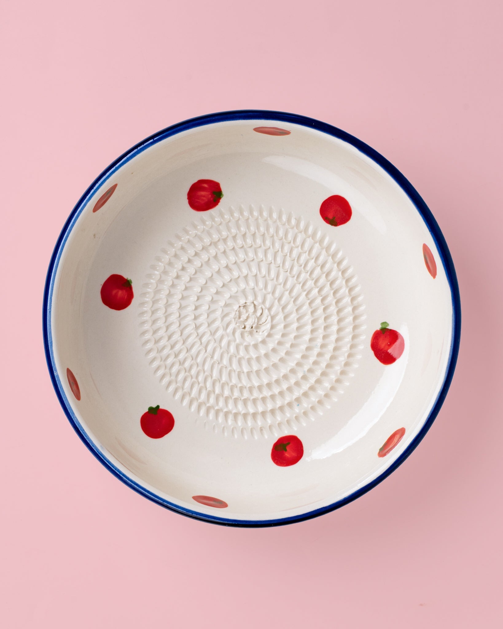 Large Ceramic Grater Plate - Pomodoro