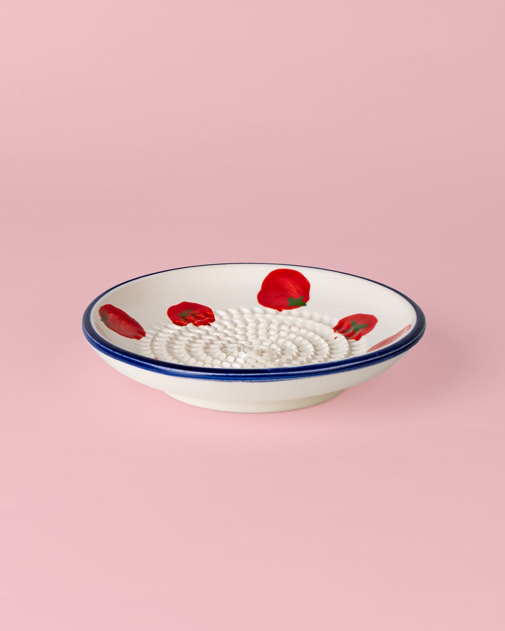 Small Ceramic Grater Plate - Pomodoro