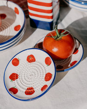 Small Ceramic Grater Plate - Pomodoro