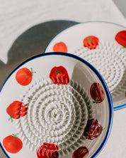 Small Ceramic Grater Plate - Pomodoro