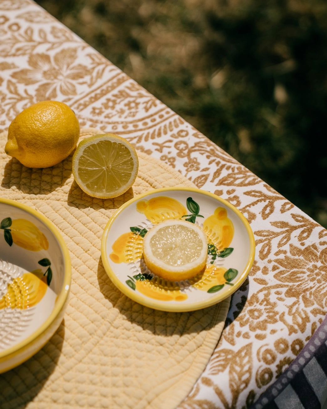 Small Ceramic Grater Plate - Limone