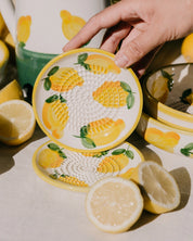 Small Ceramic Grater Plate - Limone