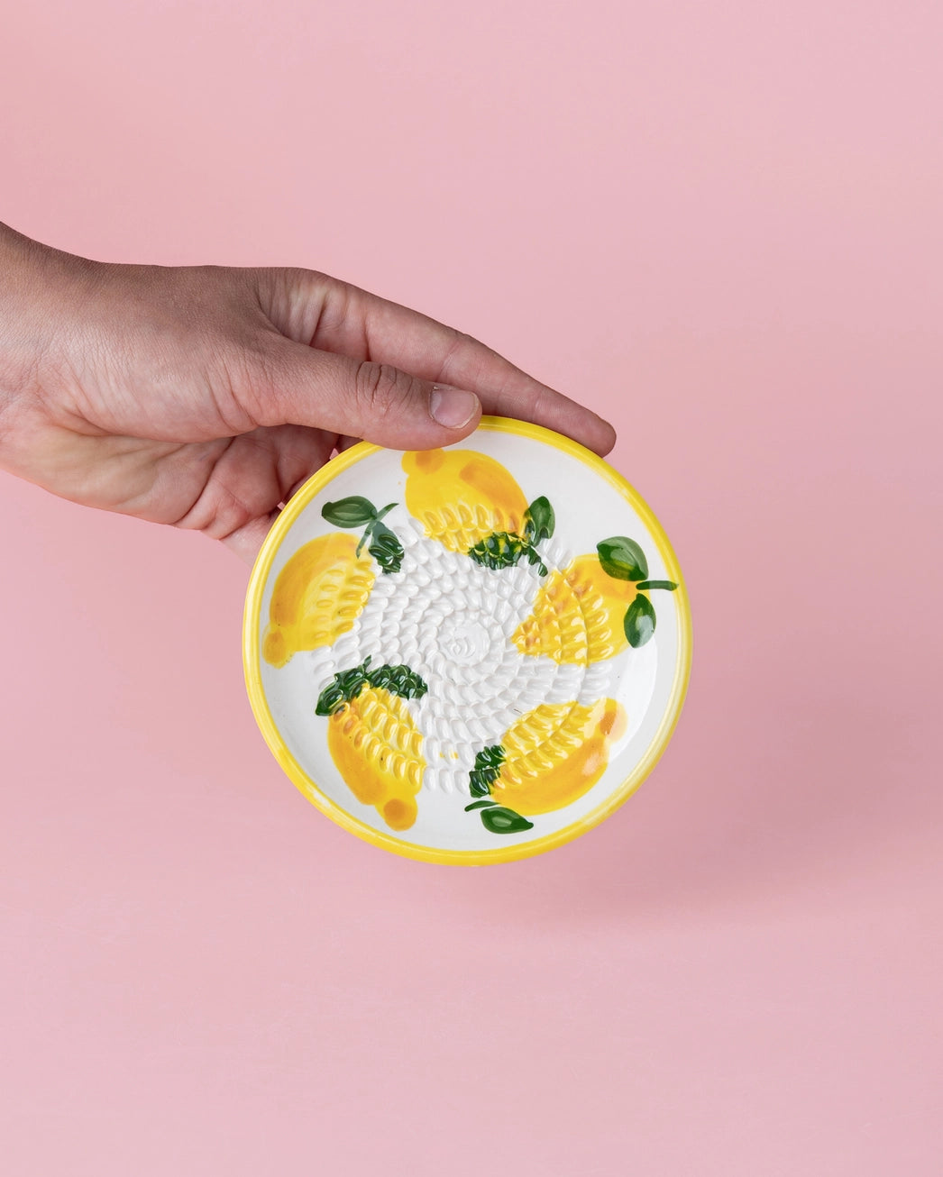 Small Ceramic Grater Plate - Limone